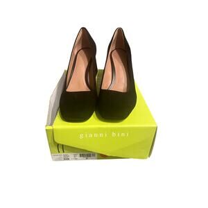 Gianni Bini Catallo Black Suede Heels